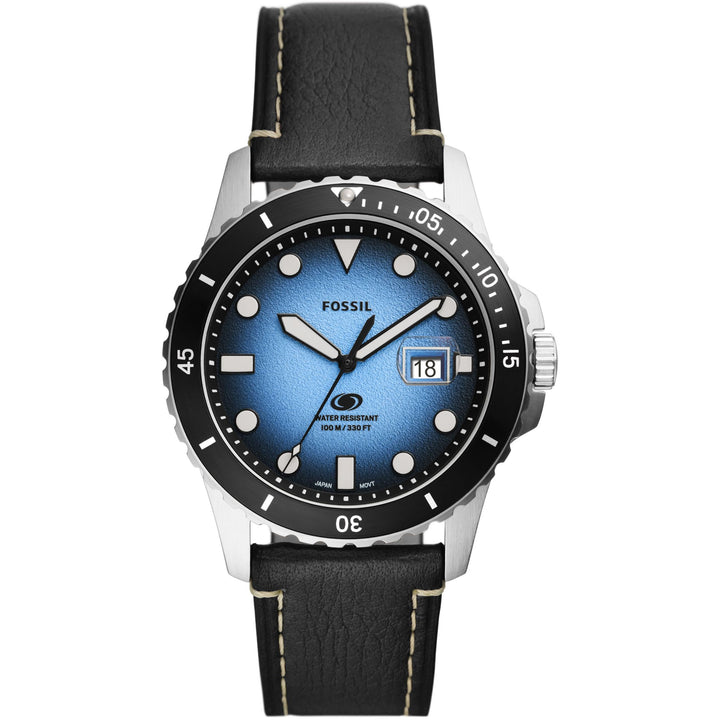 Fossil Watch Blue 42mm Blue Quartz Stahl ES5960