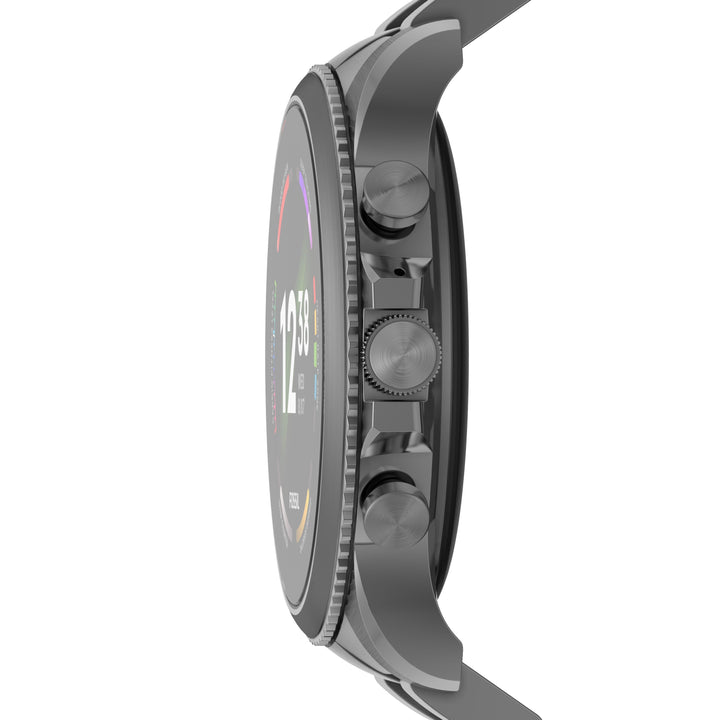 Fossil watch Gen 6 smartwatch with smoke gray steel bracelet FTW4059