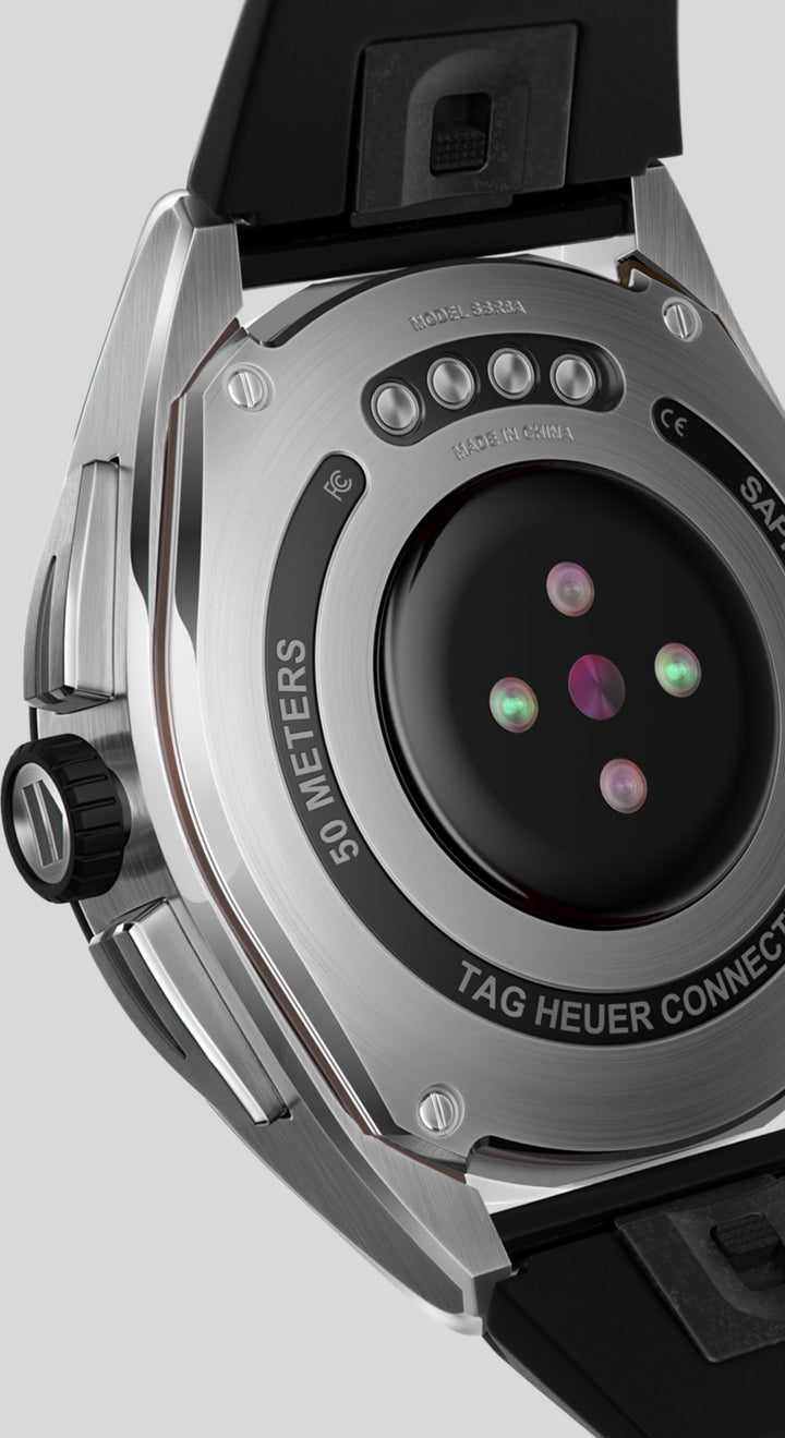 Reloj inteligente Tag Heuer Connected Calibre E4 45mm acero negro SBR8A10.BT6259