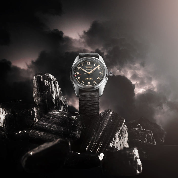Longines Spirit watch 40mm anthracite automatic titanium L3.810.1.53.2