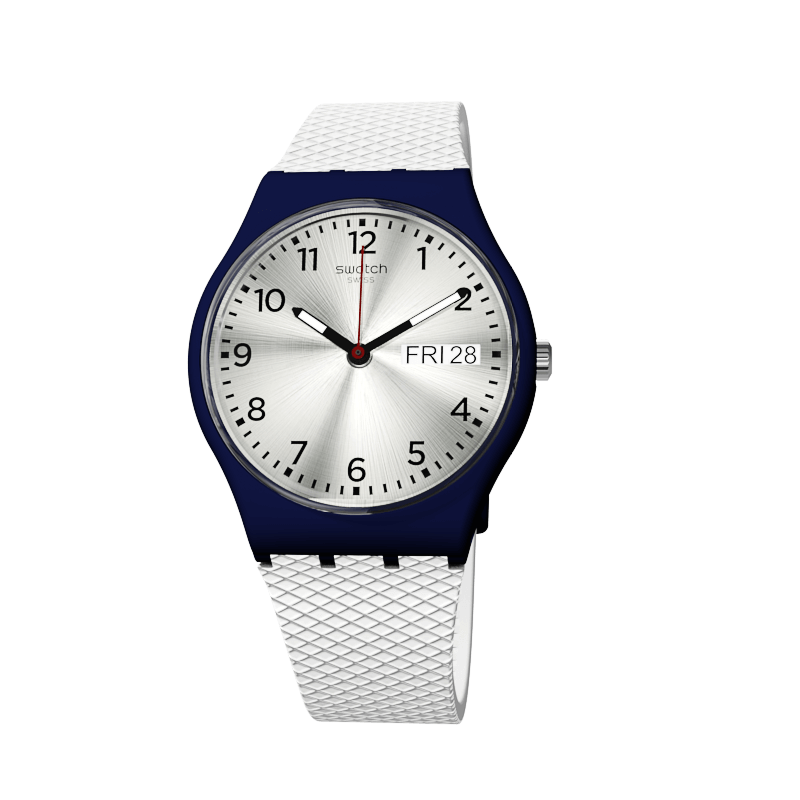 Reloj Swatch WHITE DELIGHT Originals Gent 34mm GN720