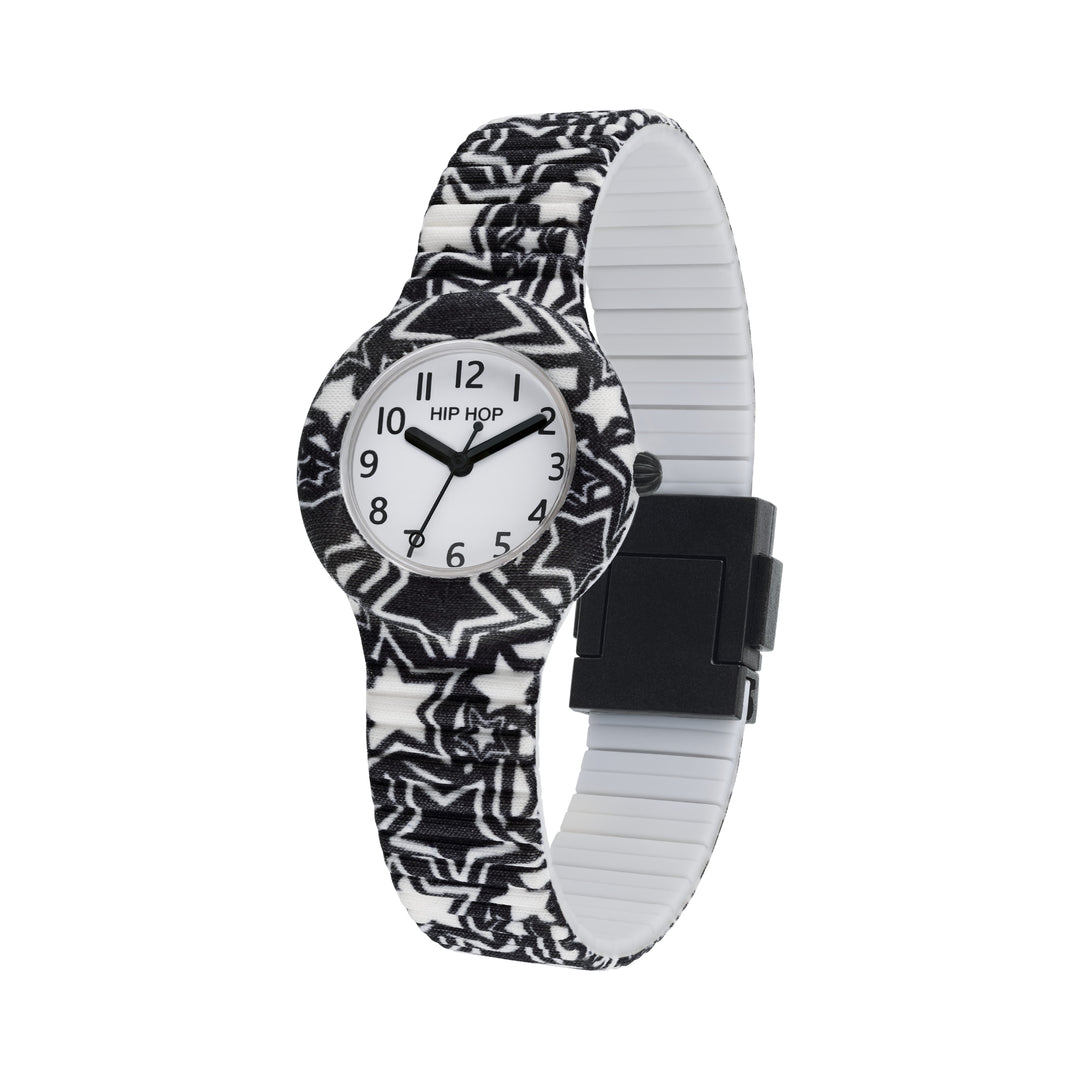 Hip Hop Watch Black & White A Sky Full Of Star Collection 32mm HWU1120