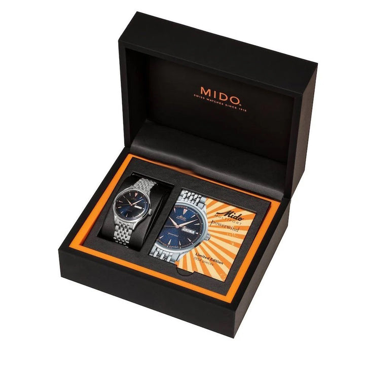 MIDO Multifort PowerWind Uhre Limited Edition 1954 Stücke 40 mm Automatisch Blaustahl M040.408.11.041.00