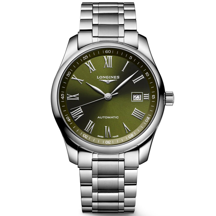 Reloj Longines Master Collection 40mm acero automático verde L2.793.4.09.6