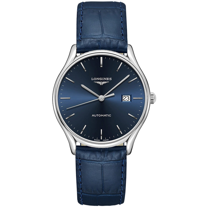 Longines Lyre watch 40mm blue automatic steel L4.961.4.92.2