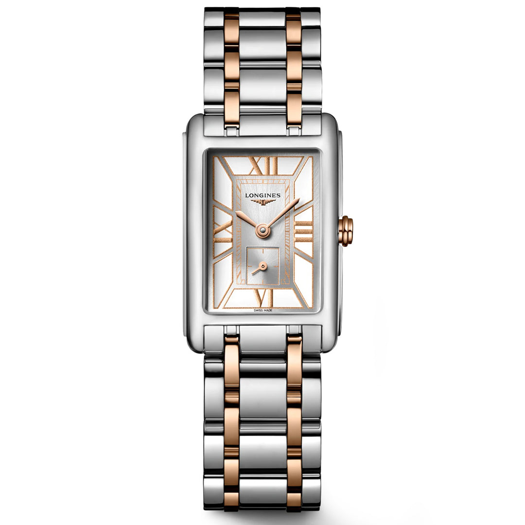Longines orologio DolceVita 20,8x32mm bianco quarzo acciaio L5.255.5.75.7