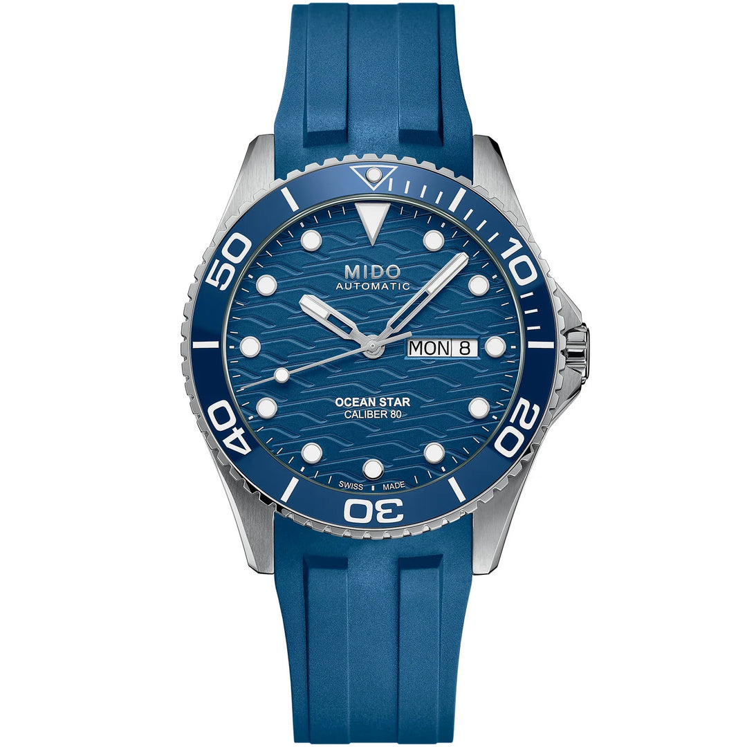 Mido watch Ocean Star 200M 42mm blue automatic steel M042.430.17.041.00