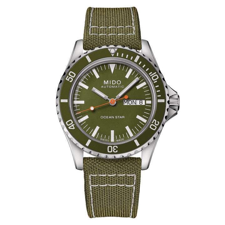 Mido orologio Ocean Star Tribute 40,5mm verde automatico acciaio M026.830.18.091.00 - Capodagli 1937