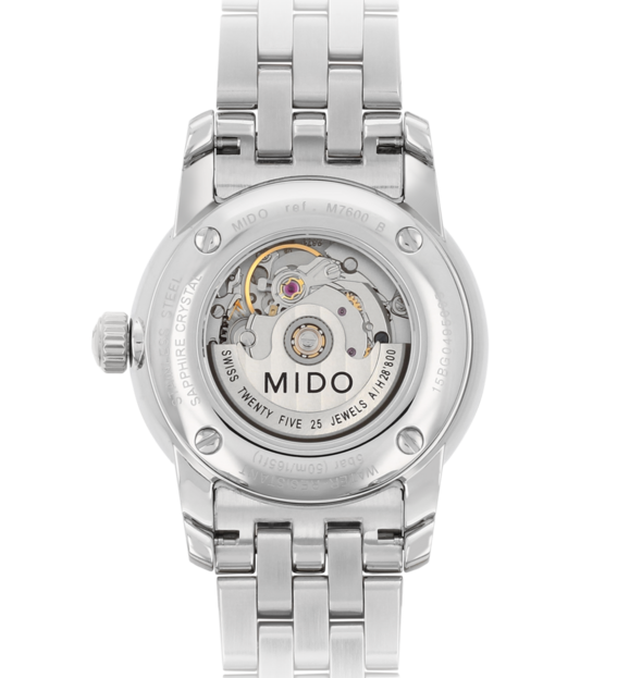 Mido orologio Baroncelli 29mm madreperla diamanti automatico acciaio M7600.4.69.1 - Gioielleria Capodagli