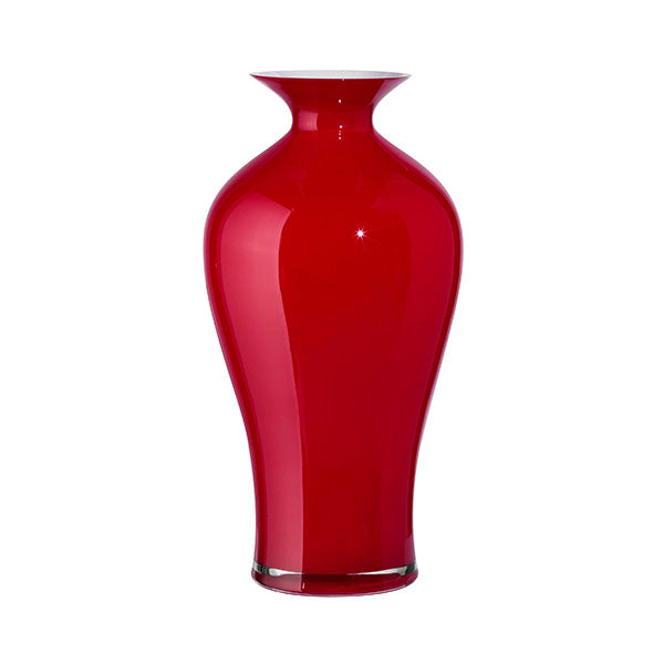 Onlylux vaso Aurora H 42cm opale rosso OL01665