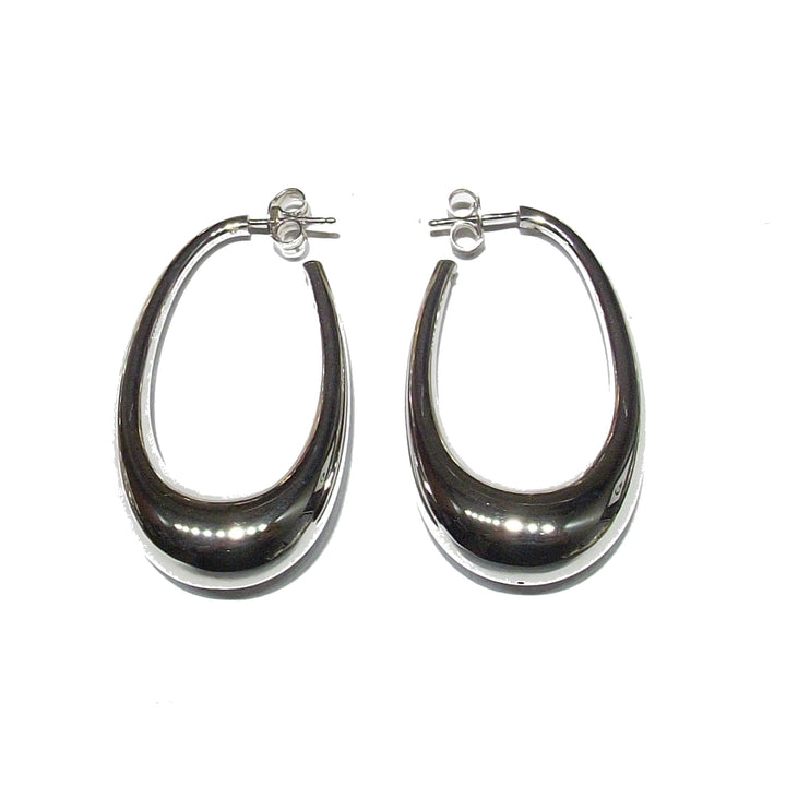 Hoop Earrings Drop Silver 925 OR-ARG-0003