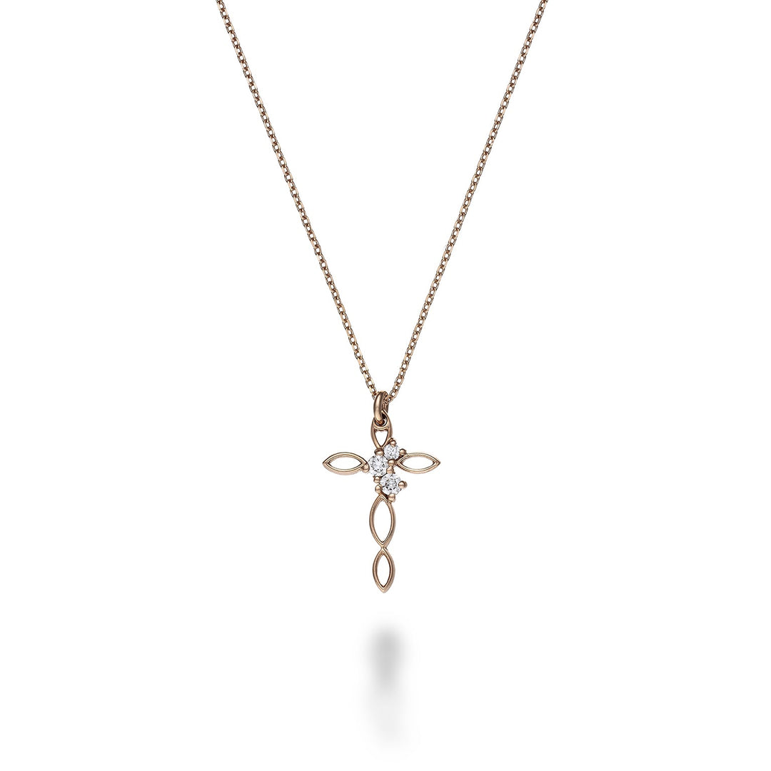 Golay Cross Pendant with Drop Ins and Light Forcing