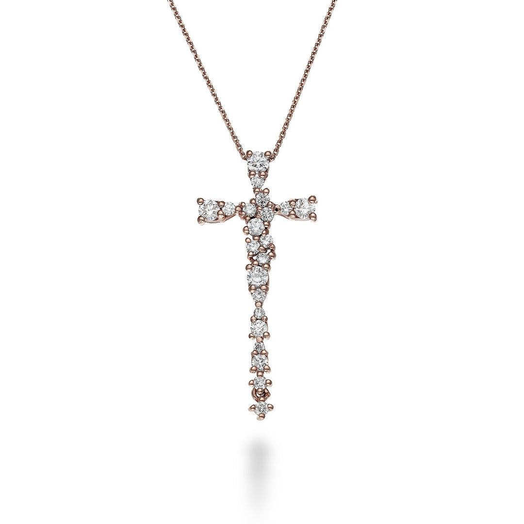 Golay Cross Pendant with Drop Ins and Forceps