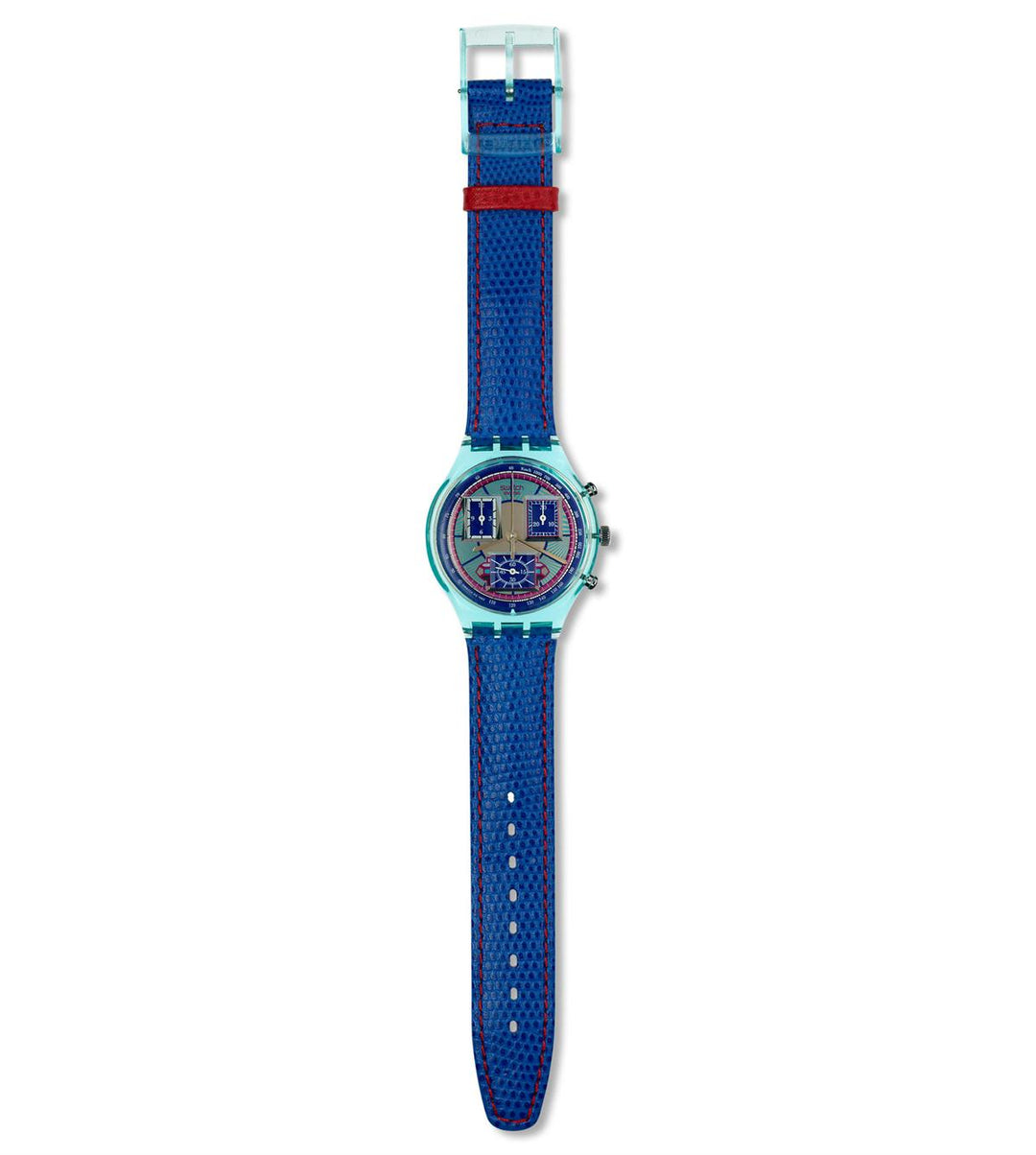Swatch orologio ECHODECO Originals Chrono 37mm SCN112 - Capodagli 1937