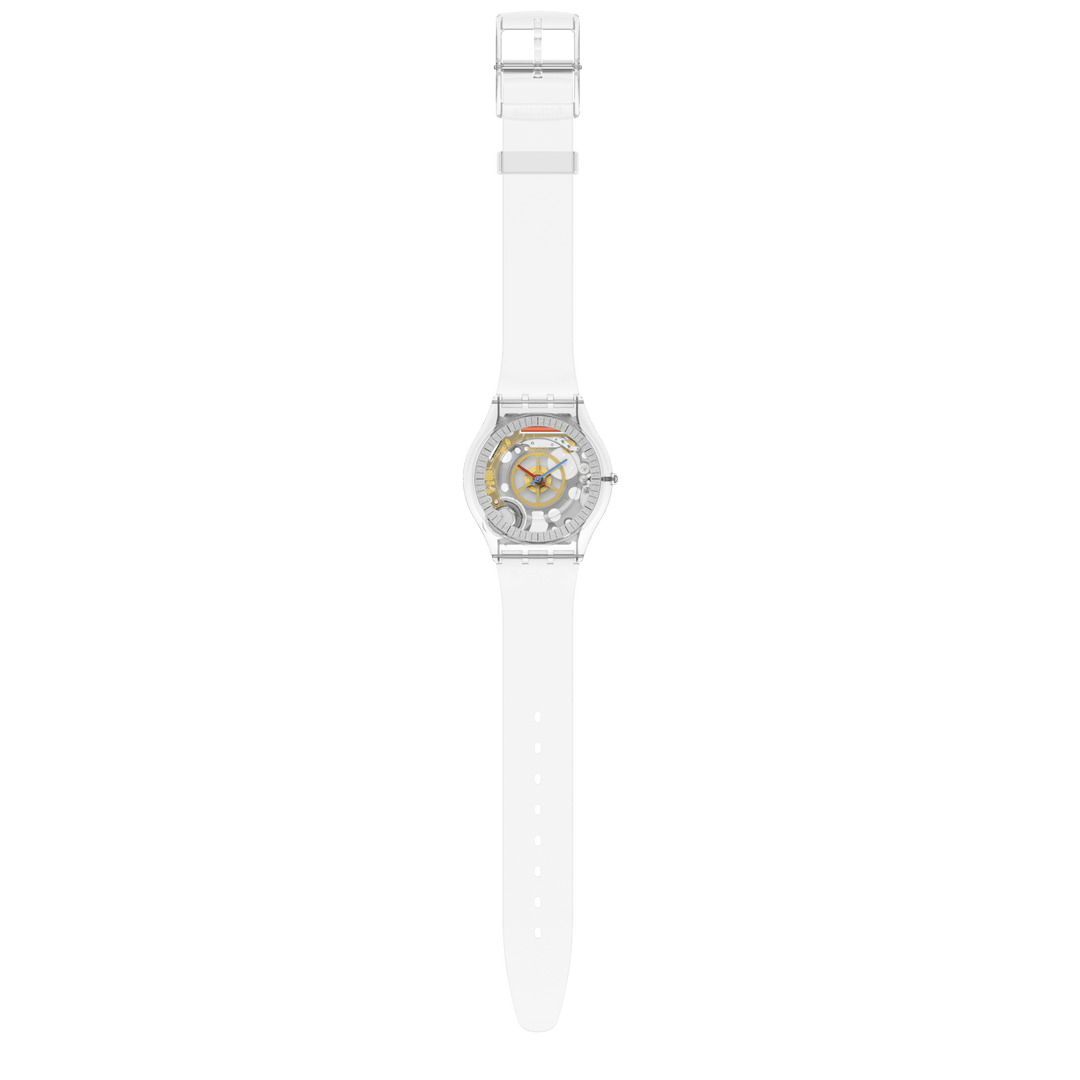 Swatch watch CLEARLY SKIN Original Skin 34mm SS08K109