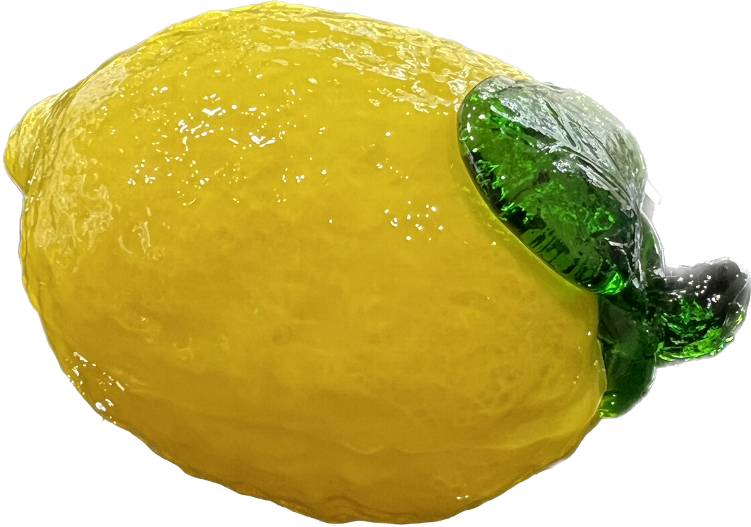 Murano Style Blown Lemon Glass LIM-G-01
