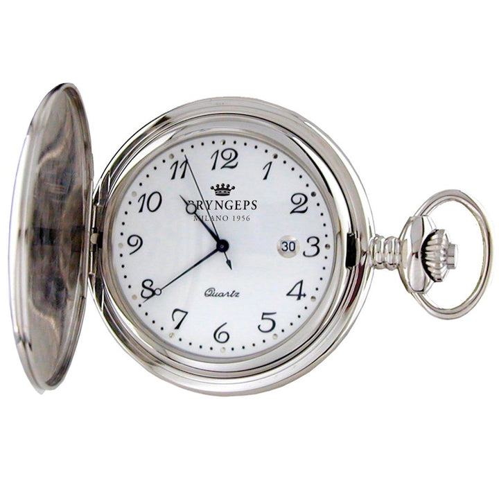 Pryngeps orologio da tasca Savonette acciaio quarzo T079 - Capodagli 1937