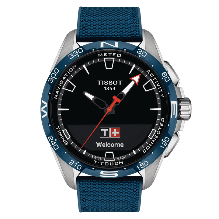 Tissssot smartwatch T-Touch Connect solar blue T121.420.47.051.06