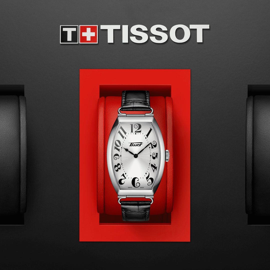 Reloj Tissot Heritage Port 31x42mm plateado de acero de cuarzo T128.509.16.032.00