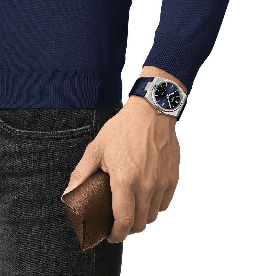 Tissot Watch PRX 39.5mm Blue Quartz Stahl T137.410.16.041.00