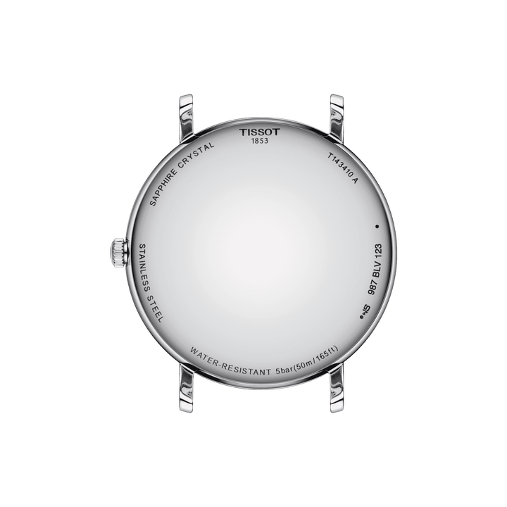Tissssot watch every time 40mm silver quartz steel T143.410.111.0110.00