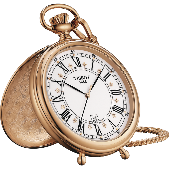 Tissot orologio tasca Stand Alone 49.6mm acciaio PVD rosa uomo quarzo T866.410.99.013.01 - Gioielleria Capodagli