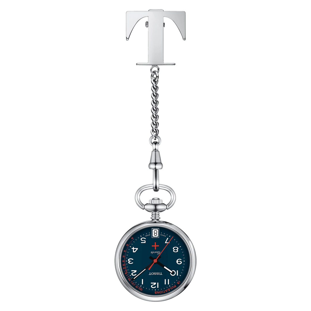 Tissot orologio Infirmières 30mm blu quarzo acciaio T869.210.19.042.00