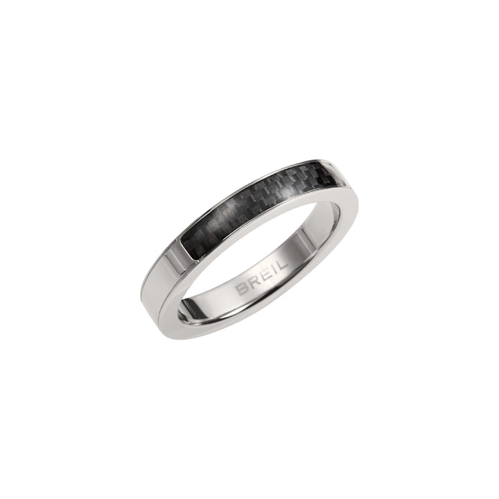 Breil anello fedina B.C.6 acciaio fibra di carbonio TJ3265