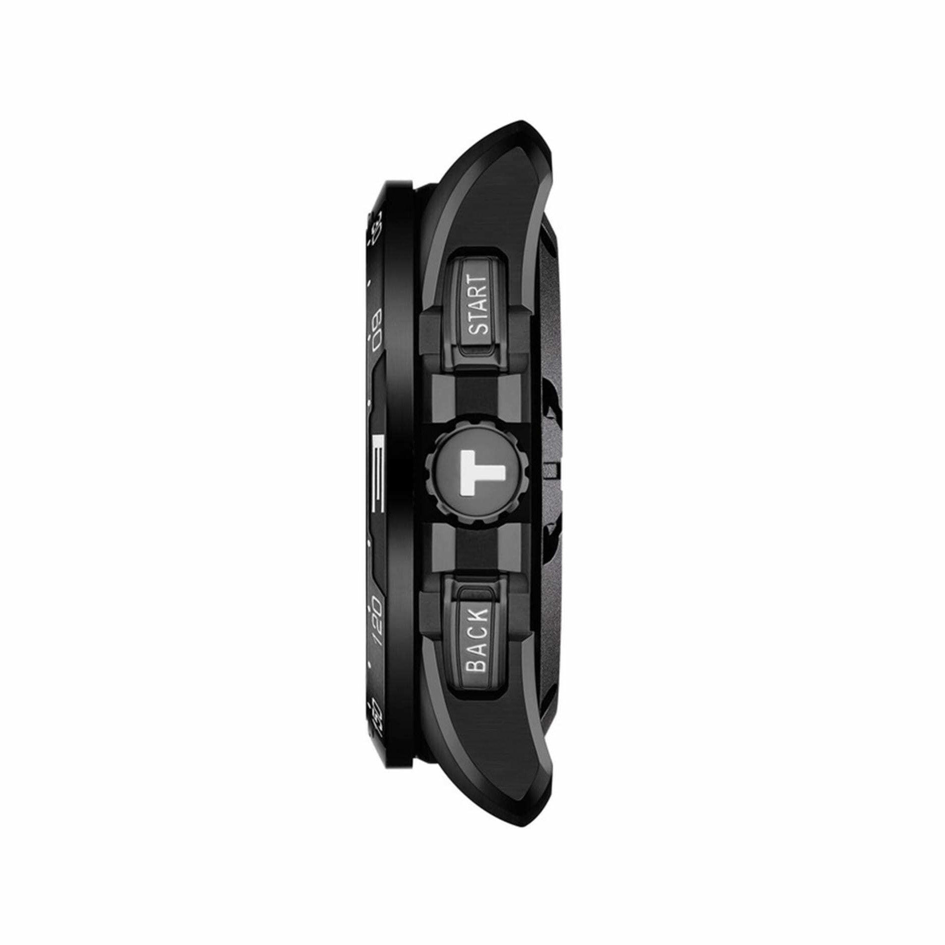 Tissot orologio T-Touch Connect Solar 47,5mm nero quarzo titanio finitura PVD nero T121.420.47.051.03 - Gioielleria Capodagli
