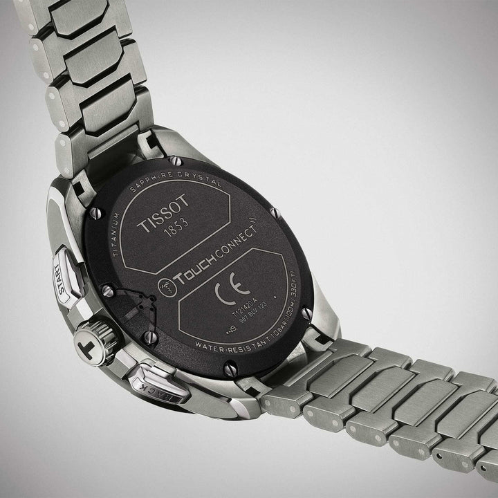 Tissot orologio T-Touch Connect Solar 47,5mm nero quarzo titanio T121.420.44.051.00 - Gioielleria Capodagli