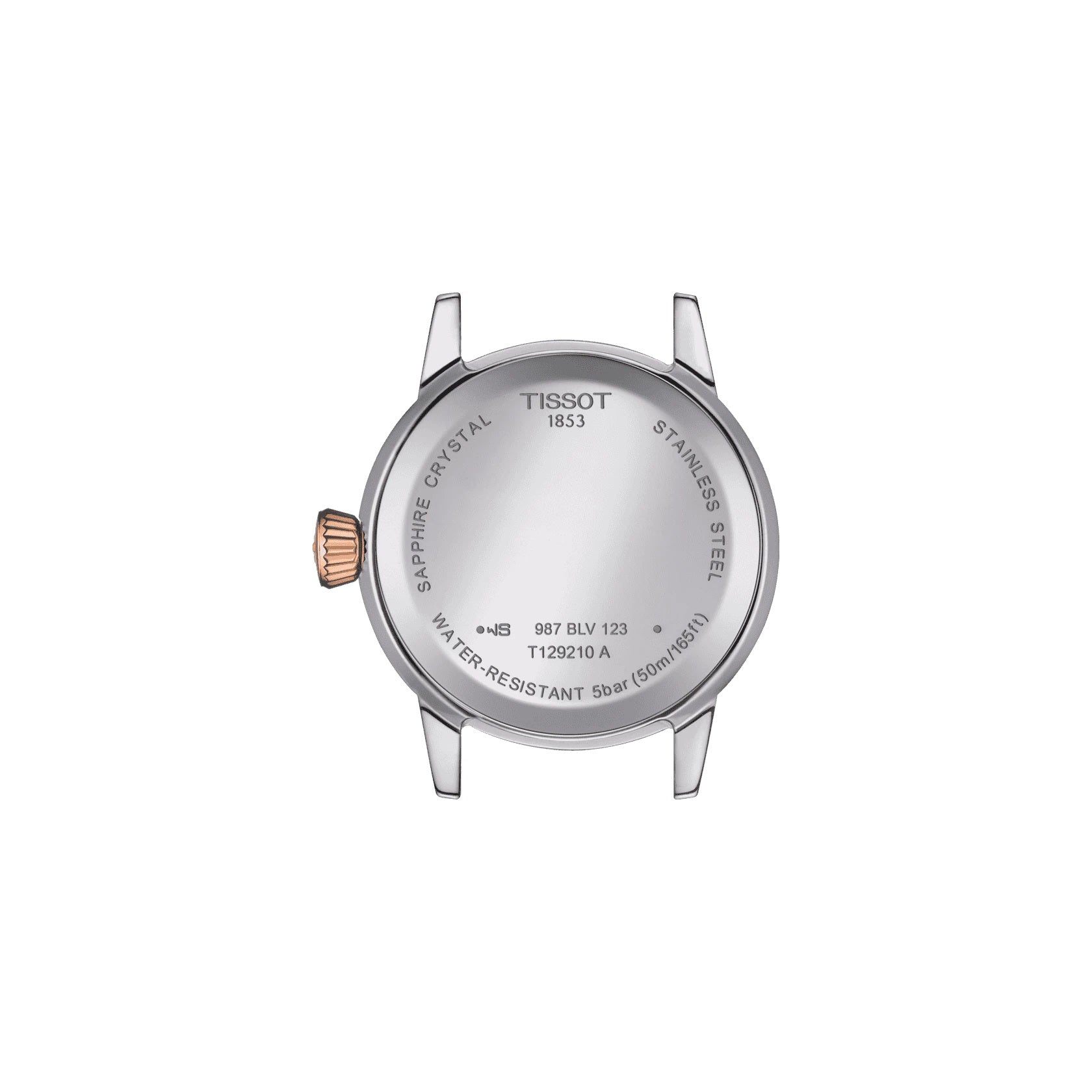 Tissot orologio Classic Dream Lady 28mm bianco quarzo acciaio finitura PVD oro rosa T129.210.22.013.00 - Gioielleria Capodagli