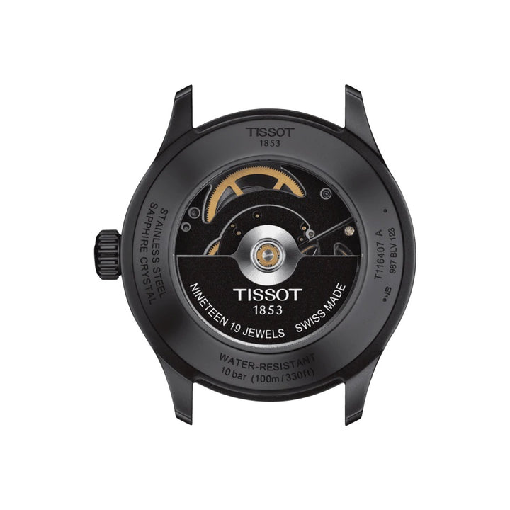 Tissot orologio Gent XL Swissmatic 43mm acciaio PVD nero uomo automatico T116.407.36.051.01 - Gioielleria Capodagli