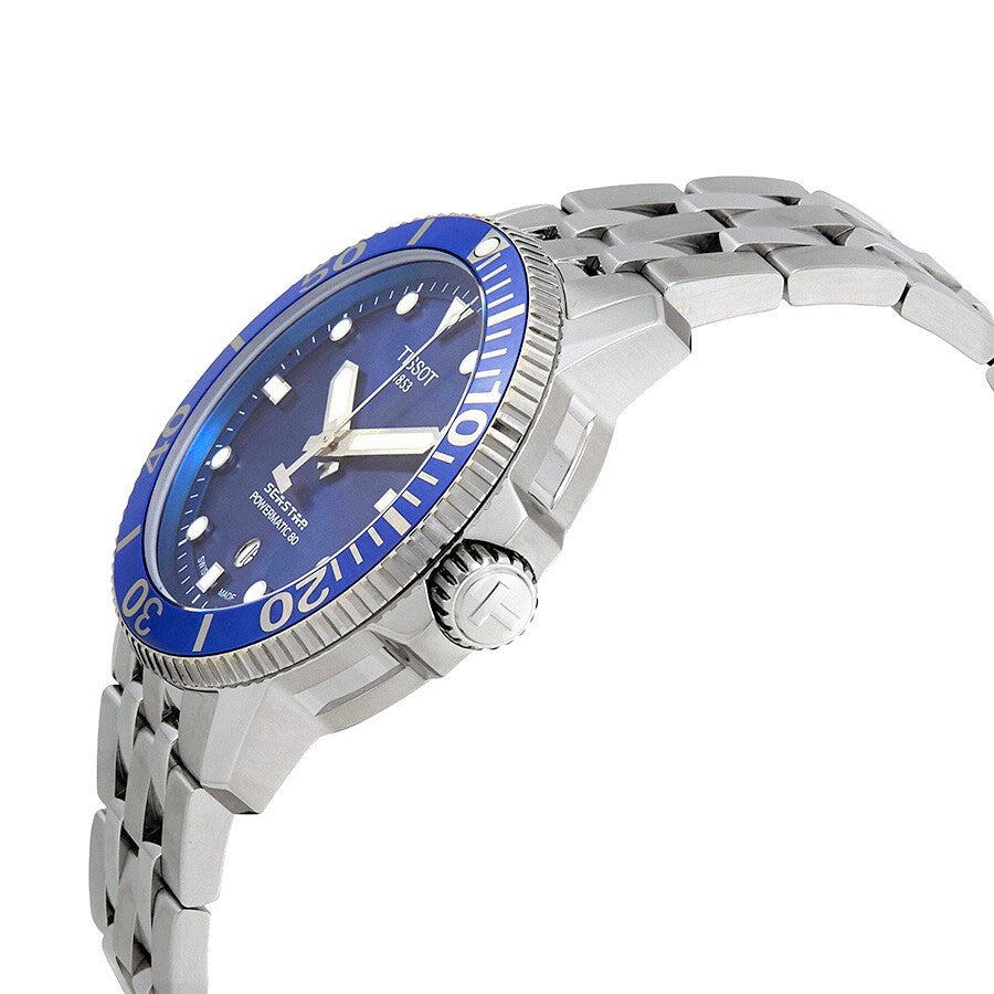 Tissot orologio Seastar 1000 Powermatic 80 43mm blu automatico acciaio T120.407.11.041.00 - Capodagli 1937