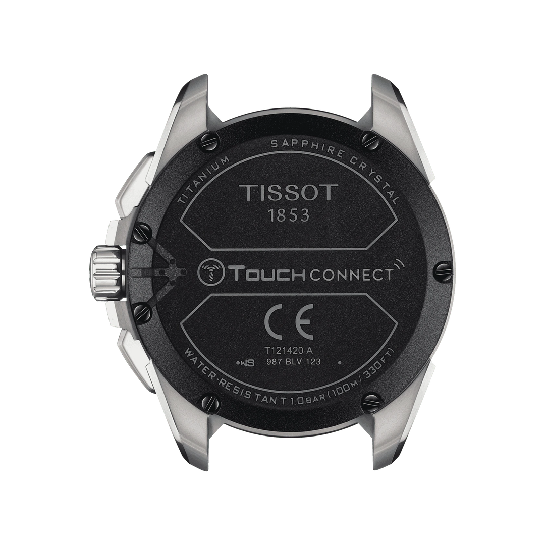 Tissssot watch T-Touch Connect Solar 47.5mm Black Quartz Titanium T121.420.47.051.07