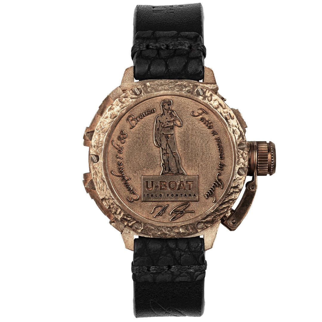 U-Boot Florence Bronze Uhr Limitierte Edition 88 Exemplare 45 mm automatisch Silber Bronze Florence Bronze