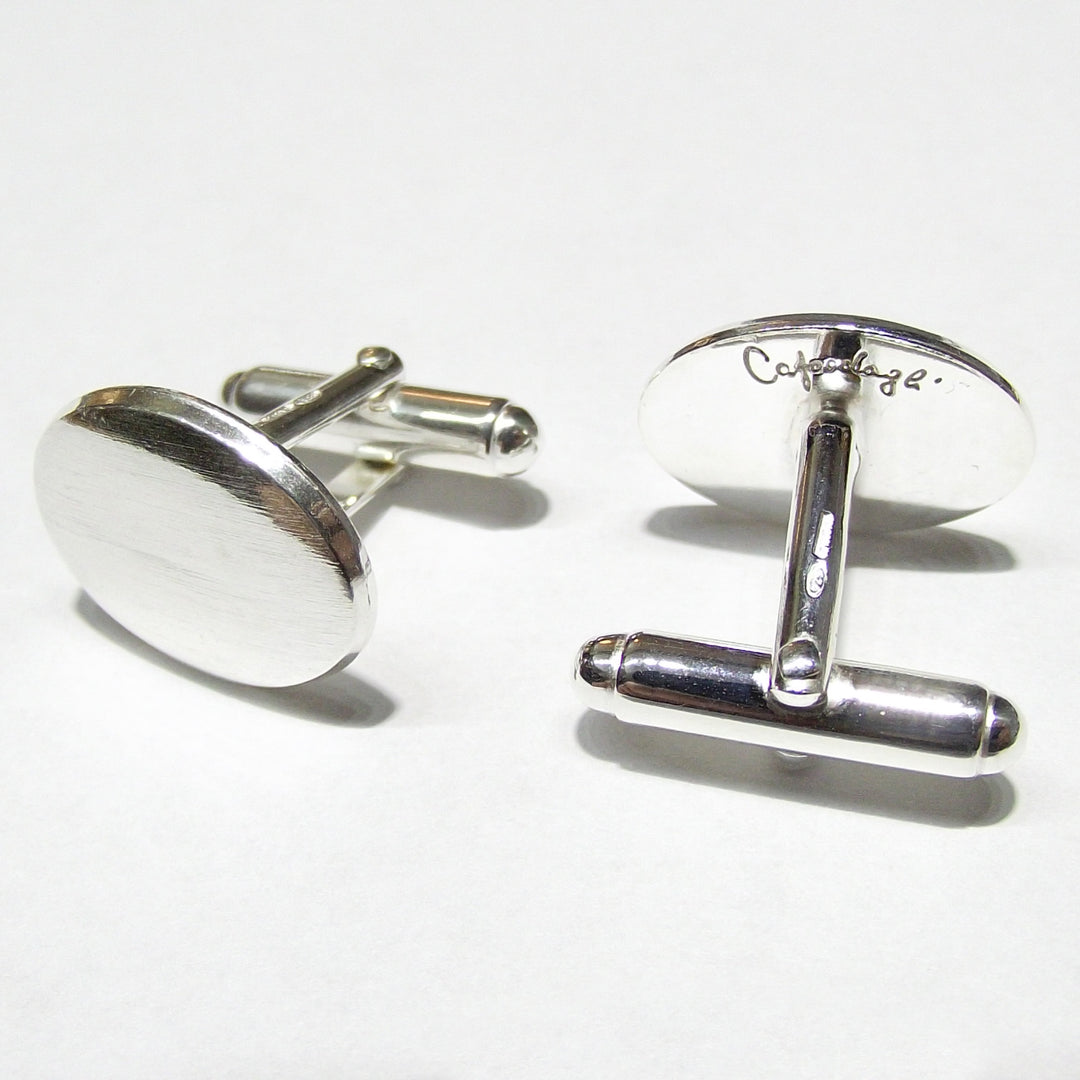 Capodagli gemelli ovali argento 925 GE-ARG-0001 - Capodagli 1937