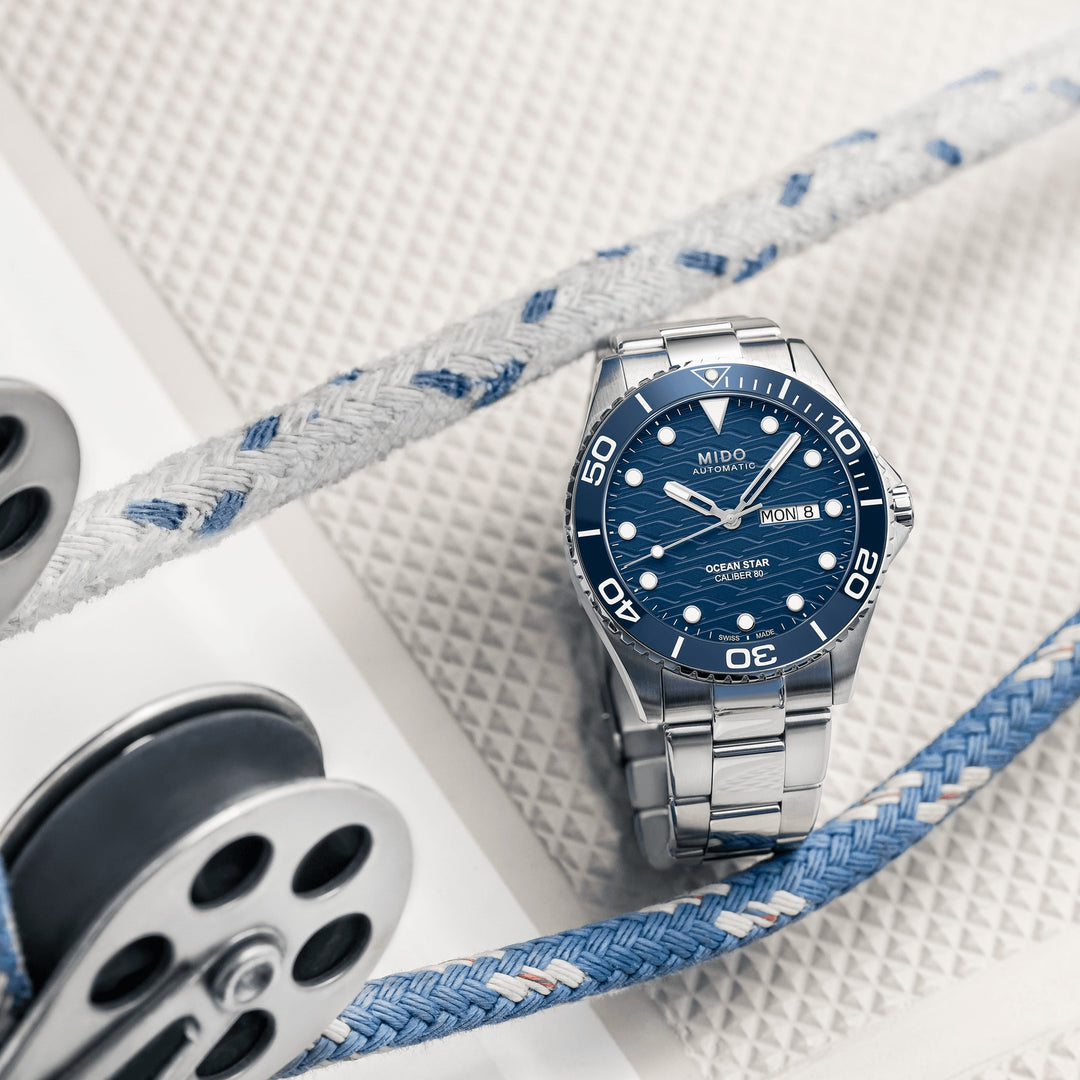 Mido orologio Ocean Star 200C 42mm blu automatico acciaio M042.430.11.041.00 - Capodagli 1937