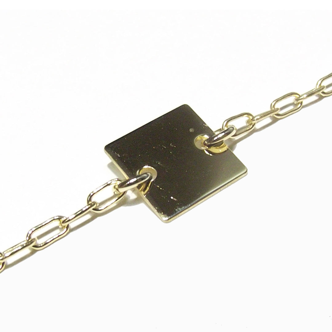Capodagli collana I-Tag Elementi argento 925 finitura PVD oro giallo CPD-COL-ARG-0001-G
