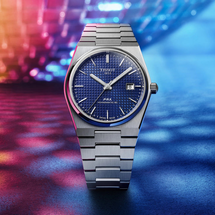 Tissot orologio PRX Powermatic 80 40mm blu automatico acciaio T137.407.11.041.00 - Capodagli 1937