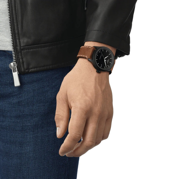 Tissot orologio Gent XL Swissmatic 43mm acciaio PVD nero uomo automatico T116.407.36.051.01 - Gioielleria Capodagli