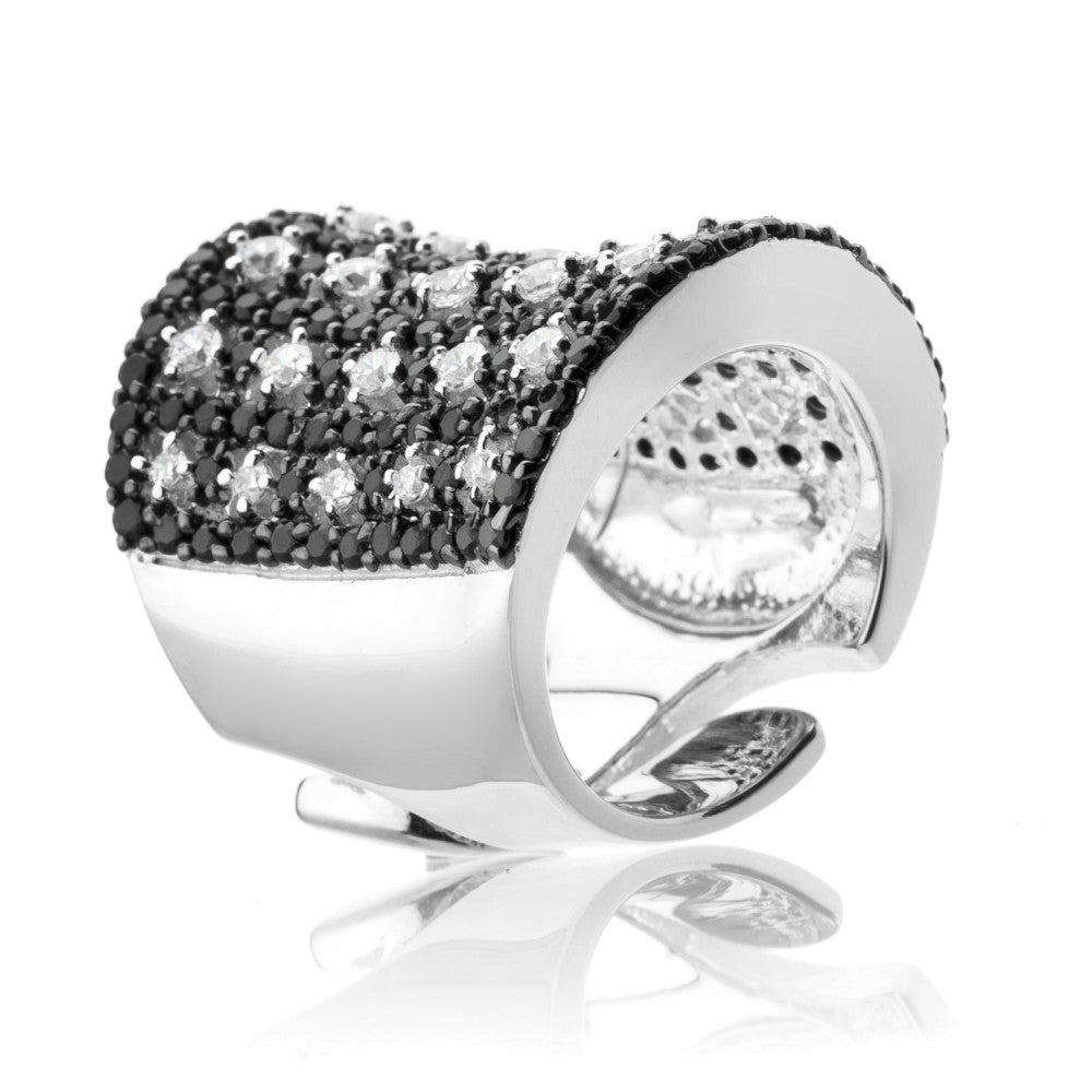 981 Jewels anello Gossip Pavé argento 925 zirconi AN27 - Capodagli 1937