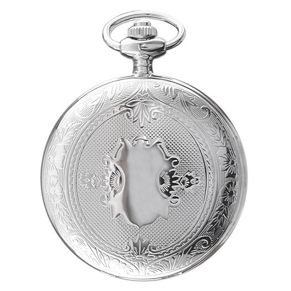Pryngps Pocket Watch 48 mm White Manual Charge Steel T085