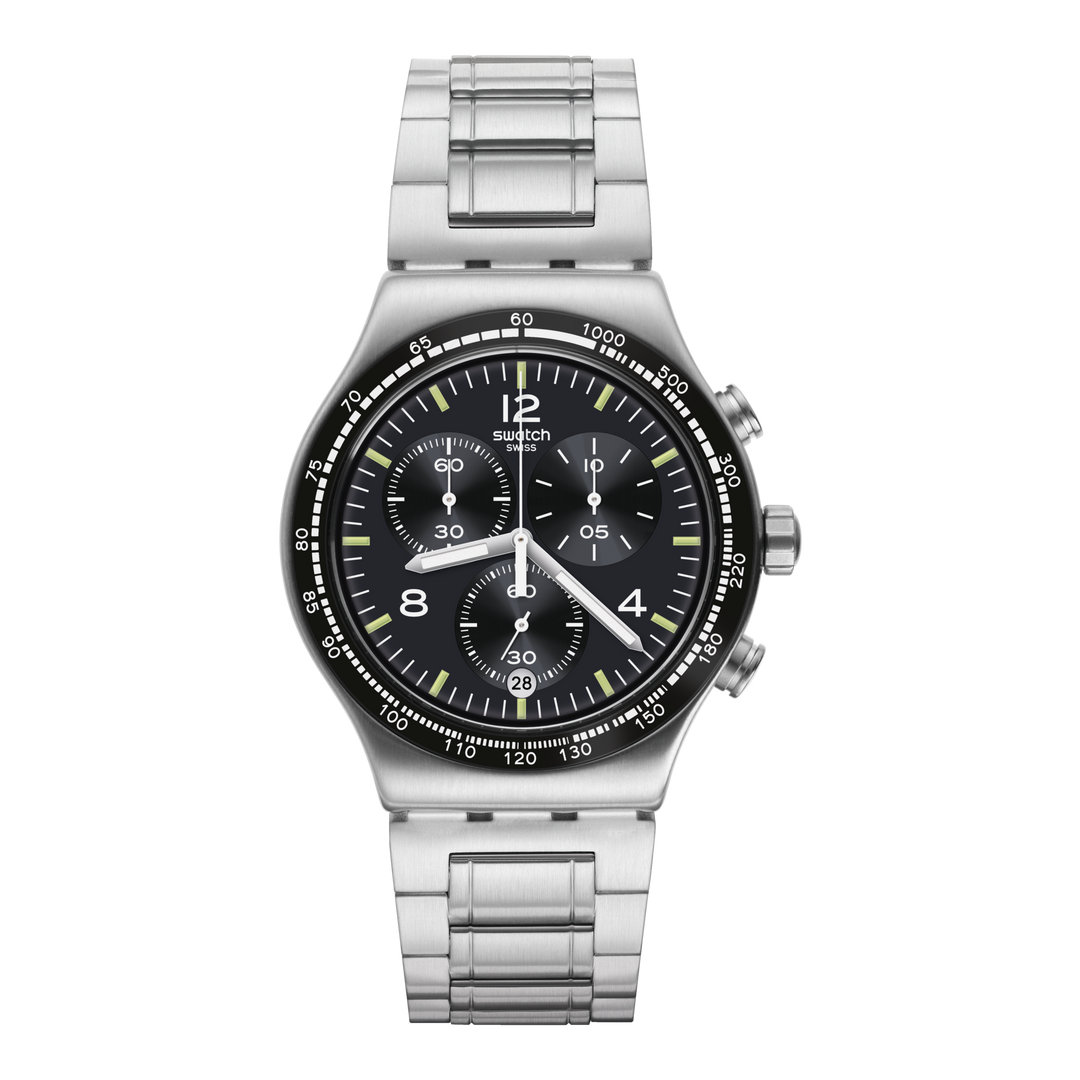 Reloj Swatch NIGHT FLIGHT AGAIN Originals New Irony Chrono 43mm YVS444GC de segunda mano