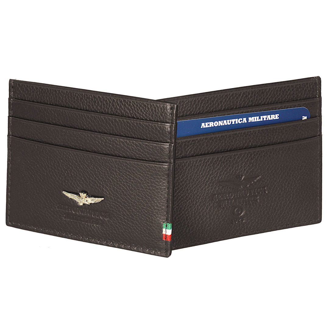 Aeronautica Militare Credit Card Holder Flag Leather AM106-MO