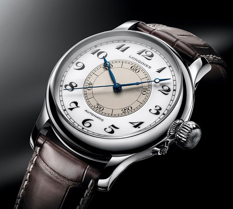 Longines orologio The Longines Weems Second-Setting Watch 47,5mm bianco automatico acciaio L2.713.4.11.0 - Capodagli 1937