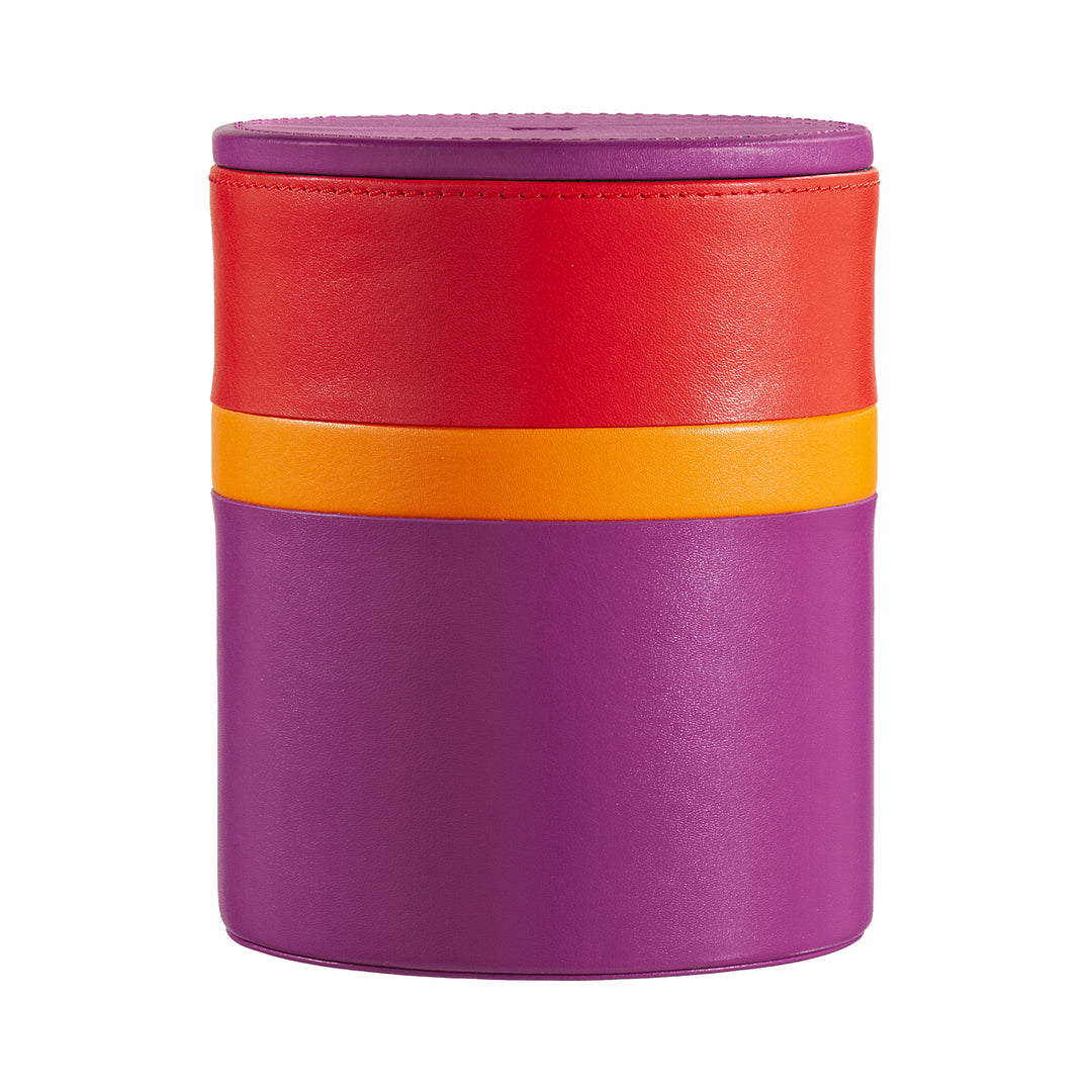 DuDu Botella con tapa de escritorio de oficina de diseño para el hogar 11x14 cm, Portaobjetos multicolores Vacío Bolsas versátiles