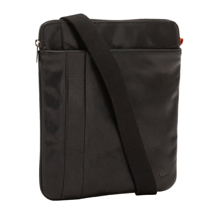 Nuvola cuero bolso de hombro hombre cuero elegante iPad ⁇  Tablet porta con cremallera