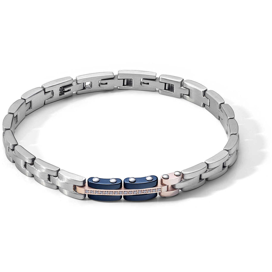 Comet bracelet Suits steel and ceramic blue UBR 1041