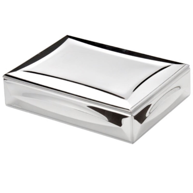 Sovereign Jewelry Box 13x18cm Laminated Silver W251