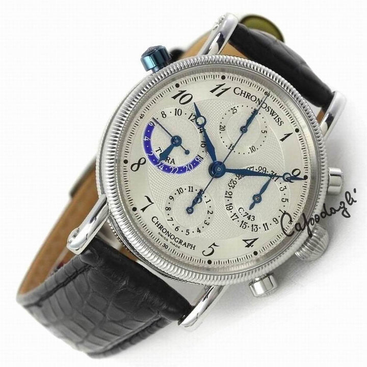 Chronoswiss orologio Tora Chronograph Dual Time CH-7423 - Gioielleria Capodagli